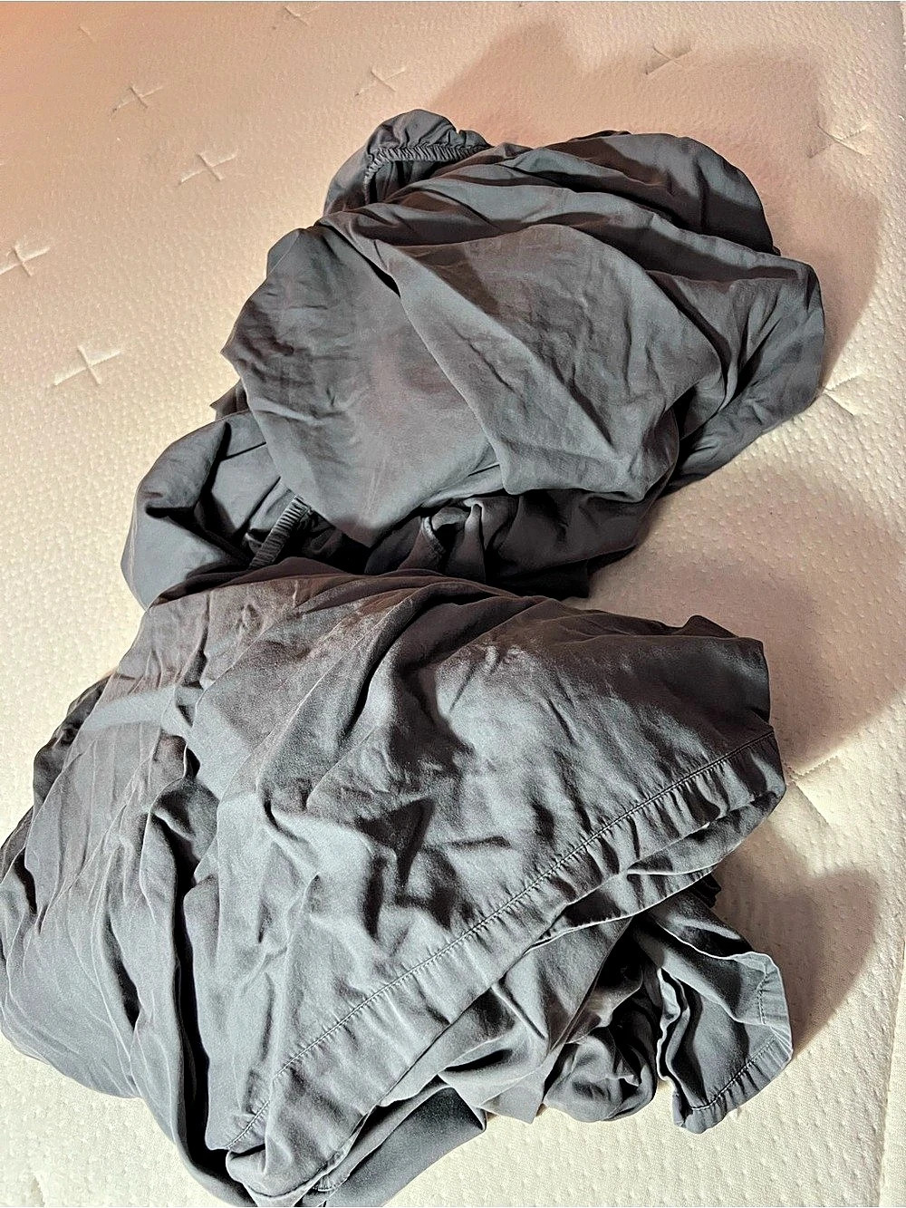 TISSAJ Gray organic cotton sheets